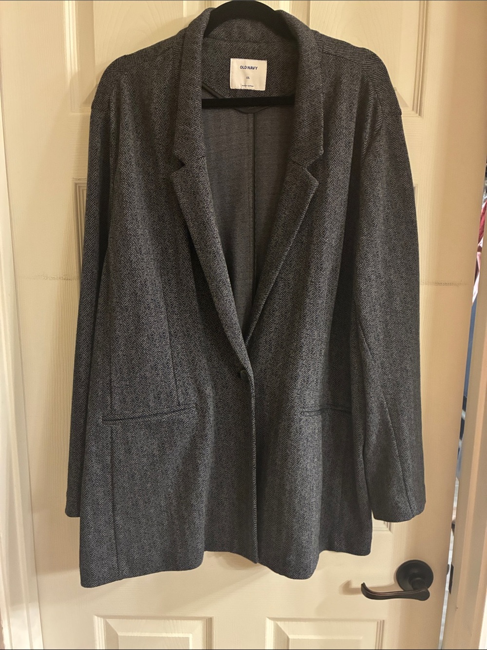 Old Navy Women's Charcoal Gray Blazer Jacket